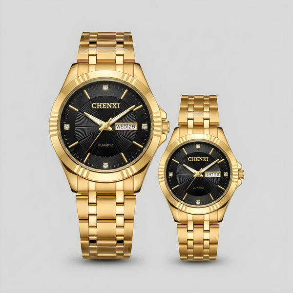 Citizen Couple Eco-Drive Stainless Steel Watch zyaire watch