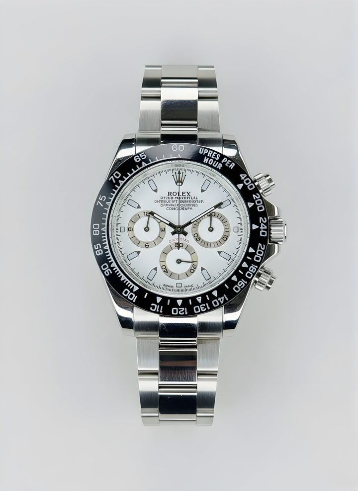 Rolex Black & Silver Watch zyaire watch