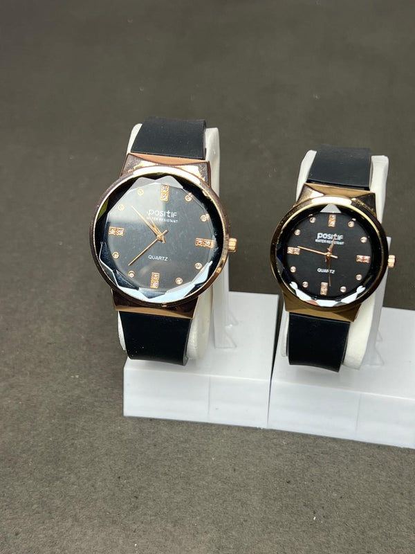 💖 Couple Watch Set – Two Hearts, One Time